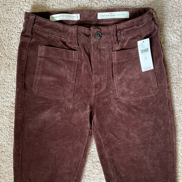 Anthropologie Pilcro High-Rise Skinny Corduroy Jeans in Brown - Picture 4 of 6